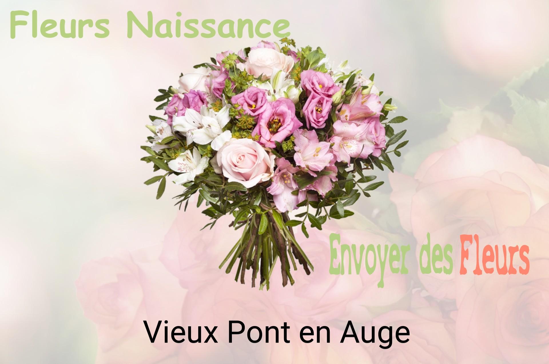 Bouquet de fleurs de naissance livré à Vieux-Pont-en-Auge